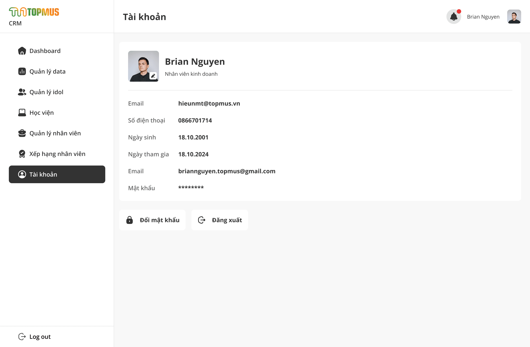 Topmus CRM